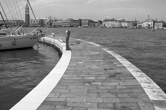 Hafenmole in Venedig